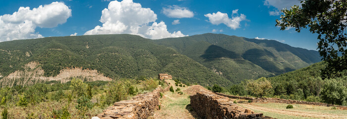 Virgen de las Eras hermitage, in Susín town, in Aragón, (Spain)