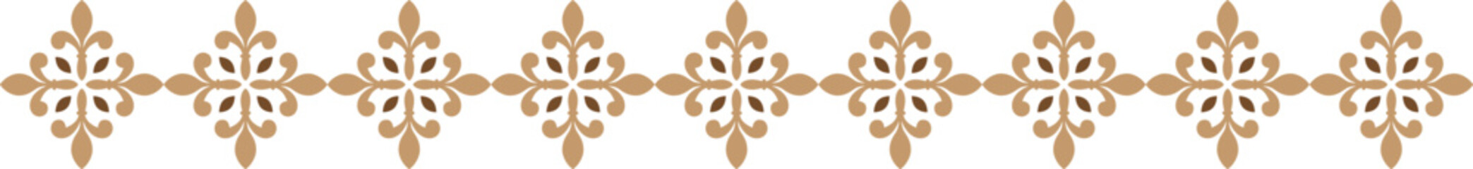 Abstract vector background with golden lines and decorative pattern elements