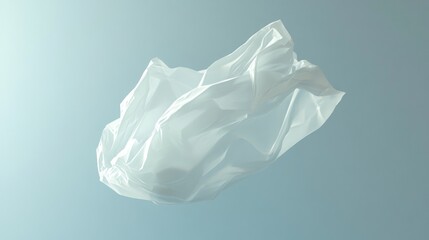 crumpled paper on white background