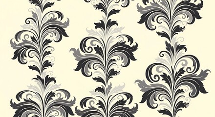 Obraz premium Ornate Floral Pattern Design.