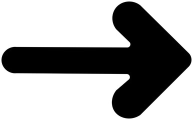 Arrow icon on a transparent background Down arrow vector Bold Black Arrow Vector Icons Set. Directional Arrow Symbols, Curved, Straight, Right Angle, Upward, Left, Circular, Navigation, Pointer, Road 