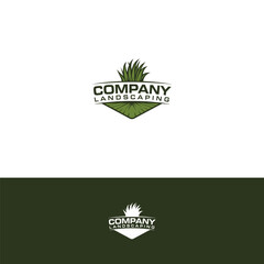 Landscaping Company vector logo design template