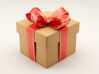 Obraz premium The material for a three-dimensional cartoon gift box can be used as an element illustration for Mother's Day and Thanksgiving gifts