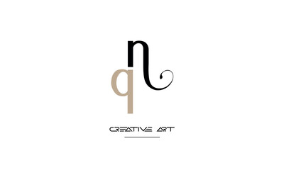 NQ, QN, N, Q abstract letters logo monogram