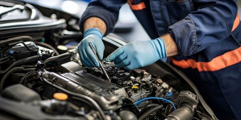 Importance of scheduled engine inspections at auto repair shops highlighted.