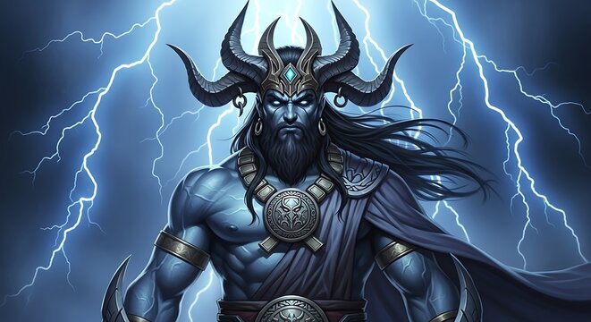 Powerful Deity of Lightning and Strength.
