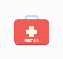 Obraz premium First aid kit and medical supplies graphic