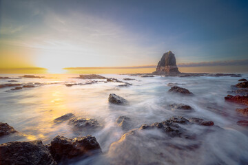 Pulpit Rock at Cape Schanck at Sunset