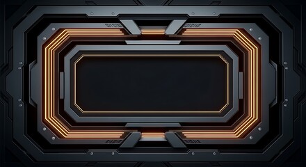 Futuristic Technology Frame Design.