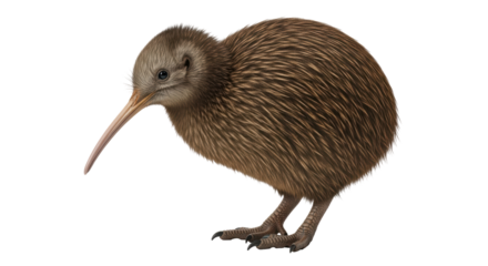 Isolated Kiwi Bird