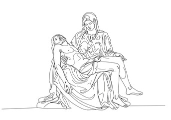 Wooden Cross on Hilltop Under Starry Night.