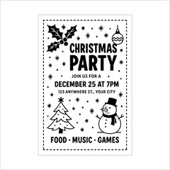 Premium Christmas Flyer Design Template