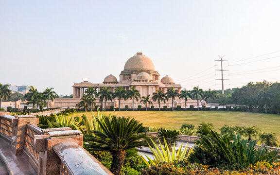 Rashtriya Dalit Smarak or The Rashtriya Dalit Prerna Sthal and Green Garden is a memorial in Noida, Uttar Pradesh, India. December 15 2024.
