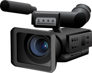 vector illustration of camera