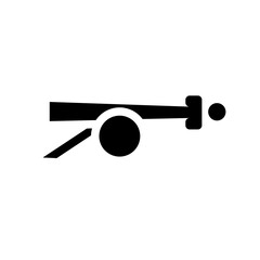 cannon glyph icon