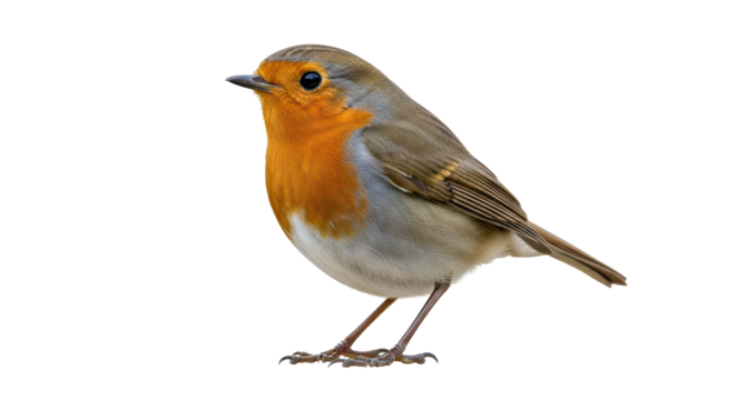 Isolated Robin Bird