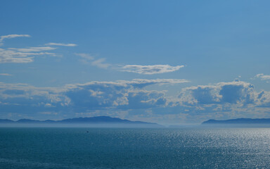 Landscape of fjords in northern Norway