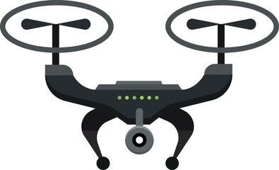 vector illustration of drone