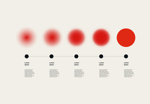 Business Plan and Strategy Infographic Template with Focus Illustration