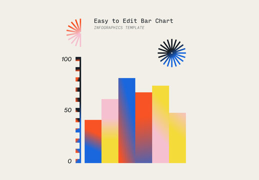 Easy To Edit Bar Chart Infographic Template