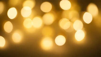 Obraz premium Golden Festive Bokeh Lights Background