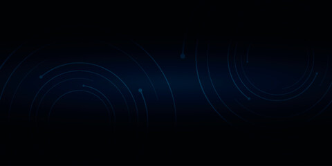 Dark abstract background with dynamic swirling curved lines. Simple and modern swirling curved line design. Spiral lines. Vector illustration.