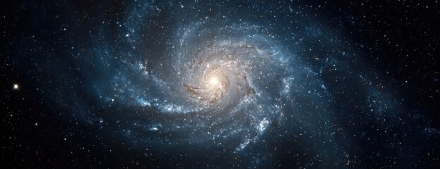 Spiral galaxy in deep space (1)
