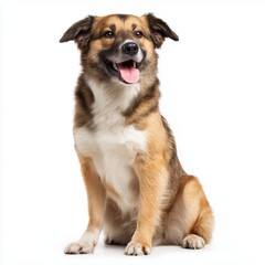 Adorable Dog Portrait - Happy and Friendly , isolated on white background png