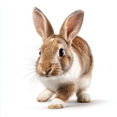 Obraz premium Adorable Baby Bunny Portrait , isolated on white background png