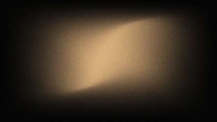 Vintage Spotlight on Textured Grainy Background with Fading Warm Light