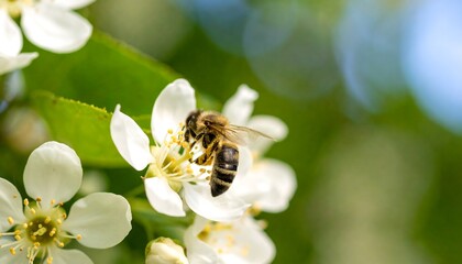 Bee on a blossom