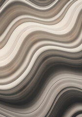 Obraz premium Abstract Wavy Background with Flowing Neutral Tones
