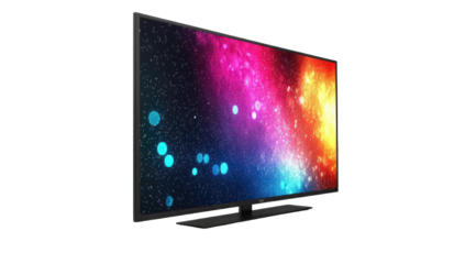 Flat-screen TV with vibrant display