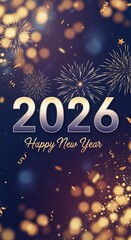 Happy New Year 2026 Poster