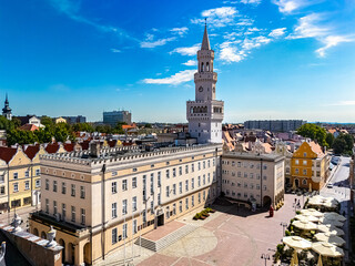 Naklejka premium View of Opole old town in Opole Voivodeship, Poland