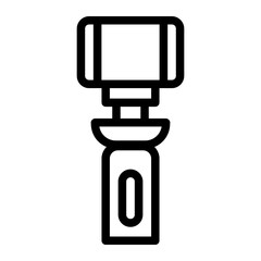 handheld camera stick icon