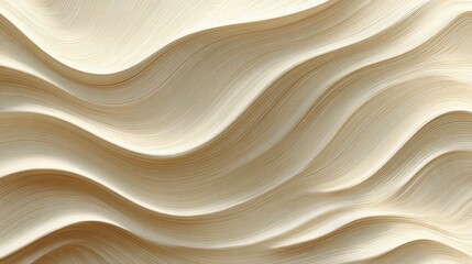 Soft Beige Organic Wave Texture