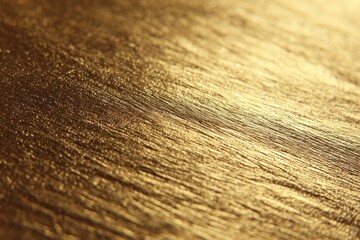 Golden textured surface, close-up