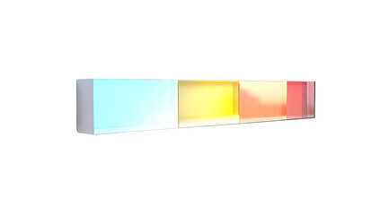Colorful,  rectangular light display