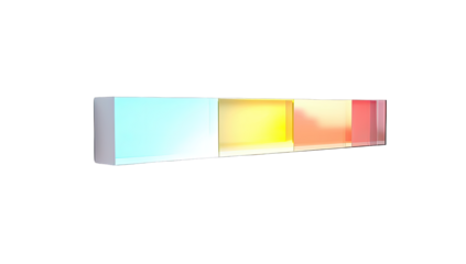 Colorful,  rectangular light display