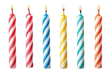 Birthday candles in various colors (1)