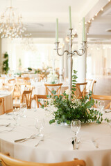 Elegant Wedding Reception Table Setting