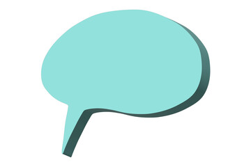 3d speech bubble Blank empty message box Textbox frame for banners, price tags, stickers, design