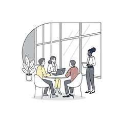 Business Meeting Vector
