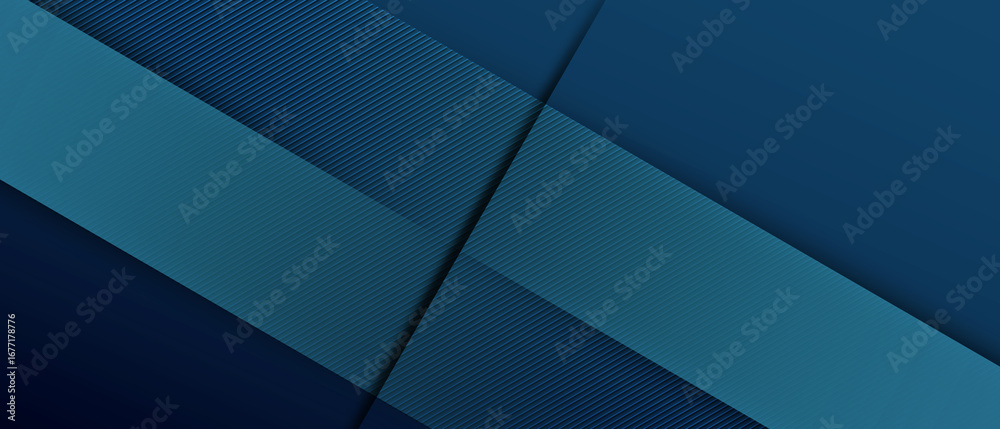 Poster abstract blue geometric diagonal overlay layer background
