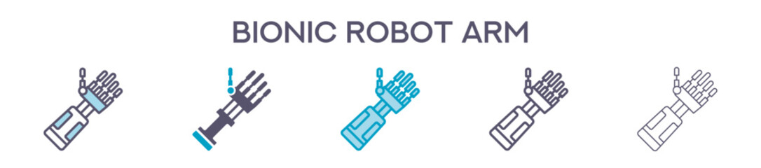 Bionic Robot Arm Icon Pack For Graphic Design - Multiple Styles