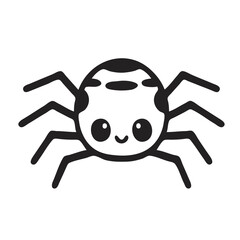 Spooky but sweet! This cute spider vector is perfect for Halloween designs, greeting cards, and seasonal decorations. A must-have for your festive collection!