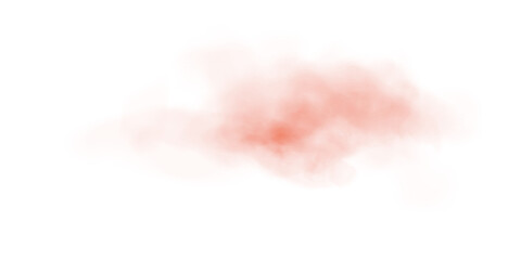 Soft Red Smoke Trail. Realistic Misty Effect for Atmospheric Design, Visual Overlays, or Abstract Digital Art Projects
