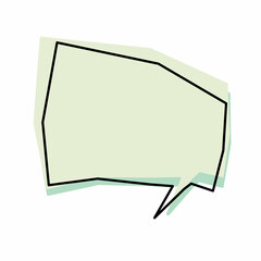 Colorful Hand Sketched Comic Bubbles