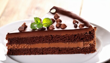 piece of chocolate cake